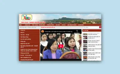 Thiết kế web Đài phát thanh huyện An Lão